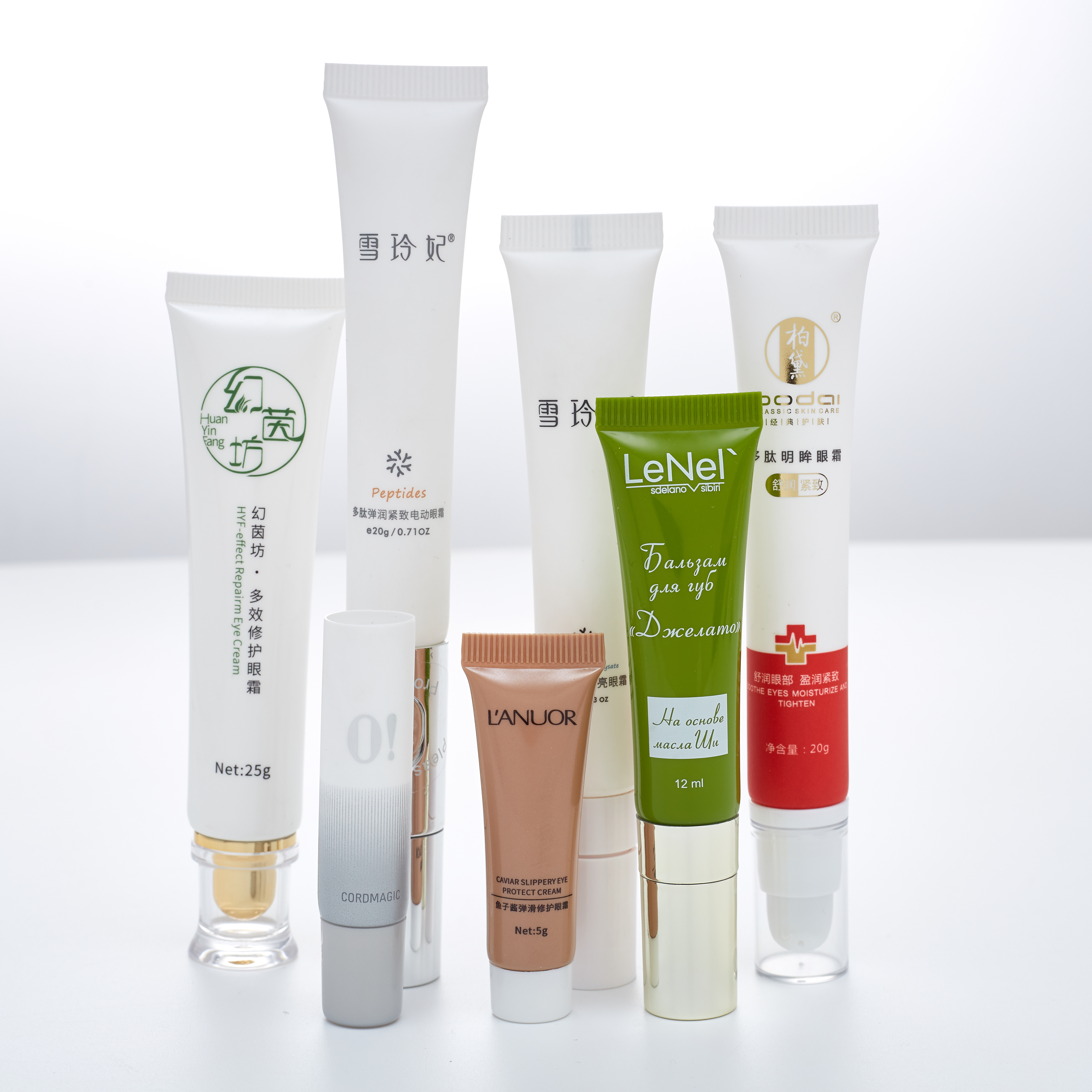 Ống nhựa kem mắt rỗng với b&oacute;ng lăn đơn