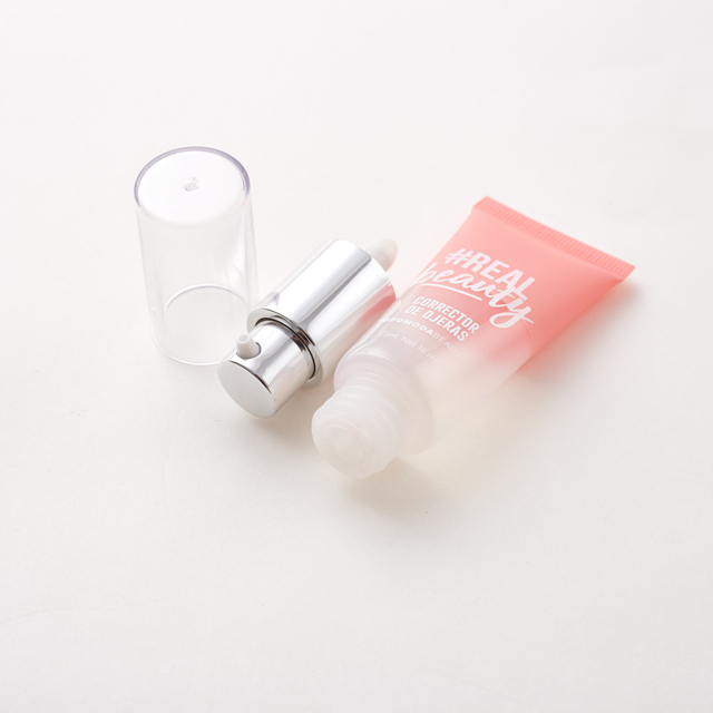 Ống mỹ phẩm Airless Kem l&oacute;t chống nắng Ống nhựa mềm c&oacute; bơm