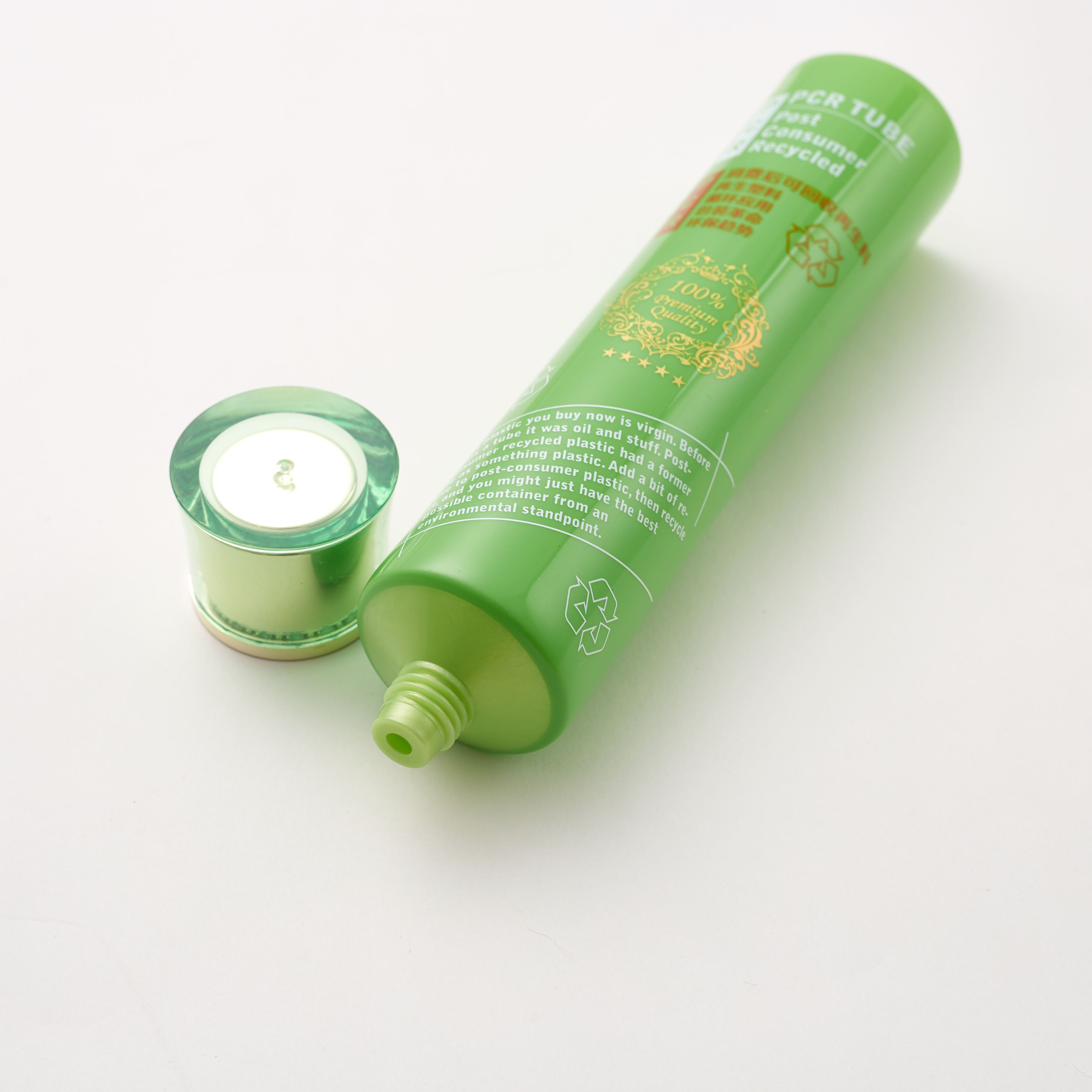 Ống mềm ph&acirc;n hủy sinh học PCR c&oacute; thể t&aacute;i chế mỹ phẩm th&acirc;n thiện với m&ocirc;i trường